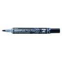 Viltstift Pentel MWL5SBF Maxiflo whiteboard rond 1.5-4.5mm zwart