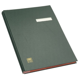 Vloeiboek Elba 20 vakken zwart
