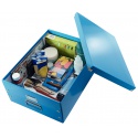 Opbergbox Leitz WOW Click & Store 369x200x482mm blauw