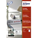 Tafelnaambord Avery L4795-20 180x60mm wit 20 stuks