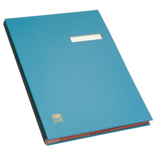 Vloeiboek Elba 20 vakken blauw