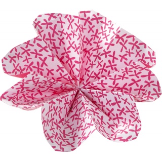 Vouwblaadjes Folia 80gr 15x15cm 50 vel 2-zijdig 10 tropical designs