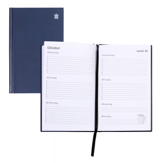 Schoolagenda 2025-2026 Ryam Studie Uni 7dagen/2pagina's donkerblauw