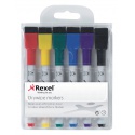 Whiteboardstift Rexel mini assorti 6 stuks