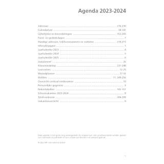 Schoolagenda 2025-2026 Ryam docenten 7dagen/2pagina's zwart