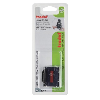 Stempelkussen Trodat Professional 6/50/2 2 stuks blauw en rood