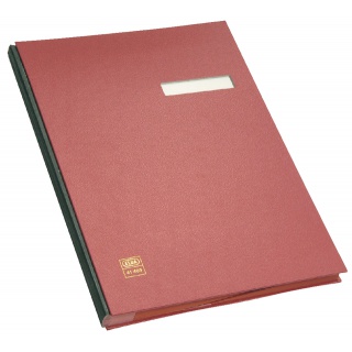 Vloeiboek Elba 20 vakken rood