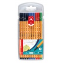 Fineliner STABILO point 88/10 Office fijn assorti etui à 10 stuks