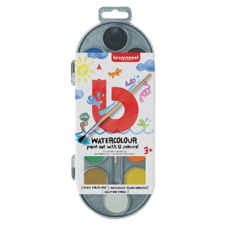 Verfdoos Bruynzeel Kids 12 kleuren