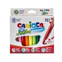 Viltstifte Carioca Jumbo maxi assorti set à 12 stuks