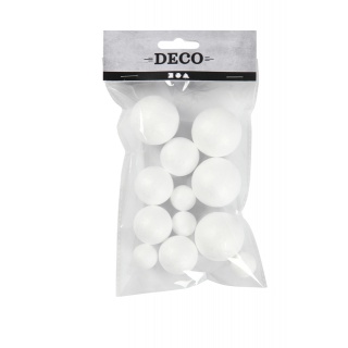 Bal Creotime piepschuim assorti formaten wit