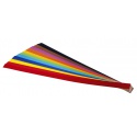 Vlechtstroken Folia 50x1cm 130gr 200 stroken assorti kleuren