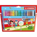 Viltstift STABILO power 280/24 assorti etui à 24 stuks