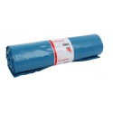 Afvalzak Quantore LDPE T70 240L blauw extra stevig 65/25x140cm 10 stuks